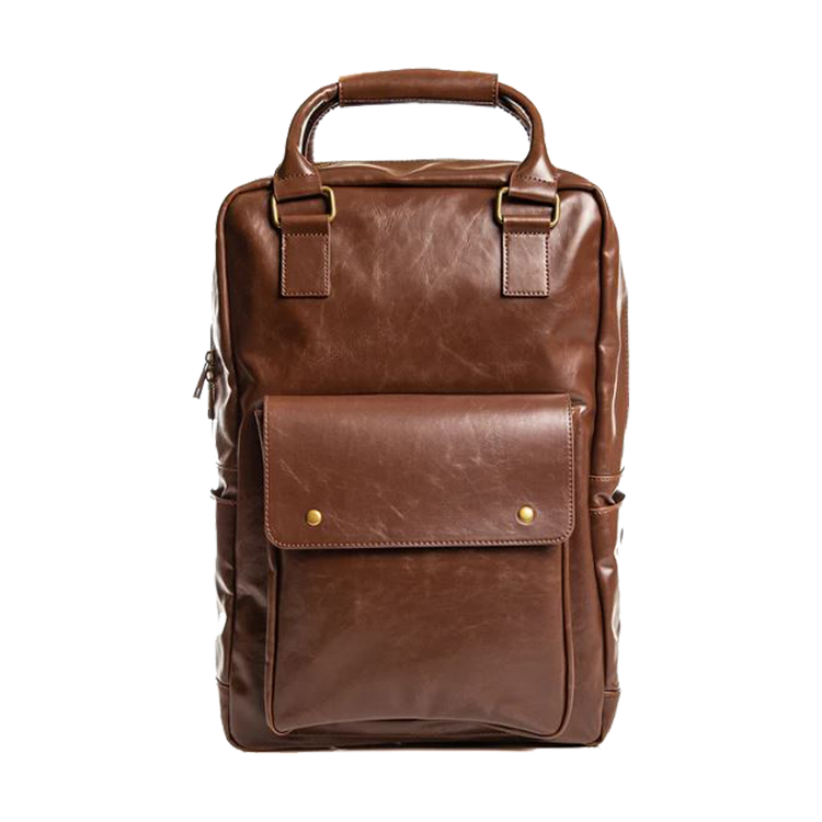 Leather Laptop Backpack